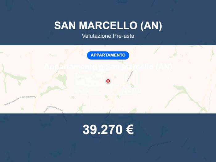 Appartamento trilocale in vendita in Via Acquasanta, Centro, San Marcello