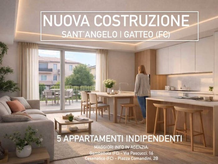 Appartamento trilocale in vendita in Via Alessandro Volta, Gatteo Sant'Angelo, Gatteo