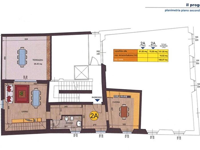 Appartamento quadrilocale in vendita in via mazzini, Centro Storico, Piacenza