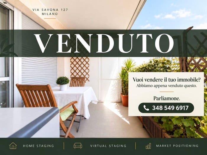Appartamento bilocale in vendita in Via Savona, Giambellino, Milano