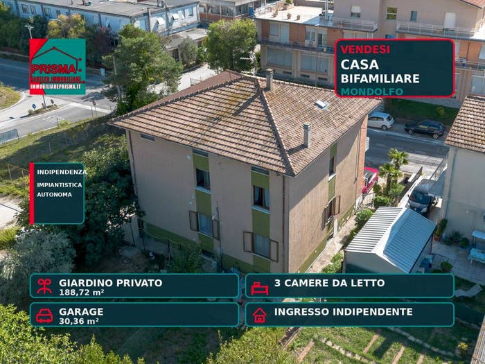 Casa con 6 locali in vendita in Via Padre Moretti, Centro, Mondolfo