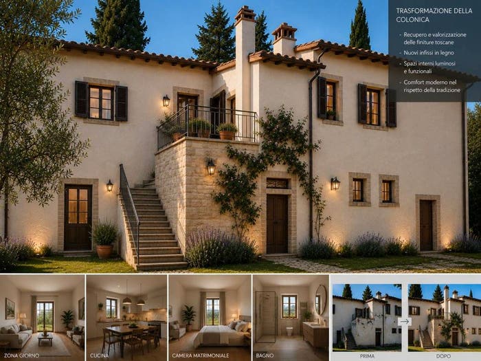 Casa con 5 locali in vendita in Montespertoli