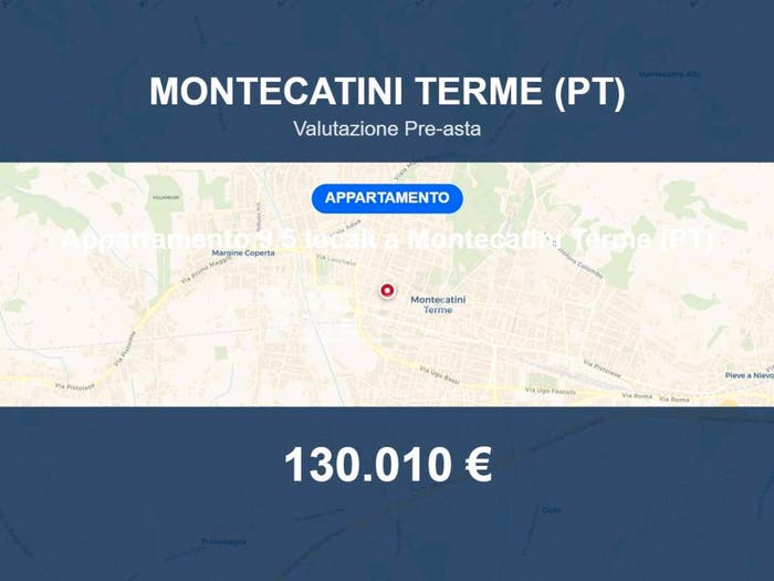 Appartamento con 6 locali in vendita in Via Mazzini, MontecatiniTerme