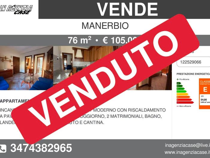 Appartamento quadrilocale in vendita in Centro, Manerbio
