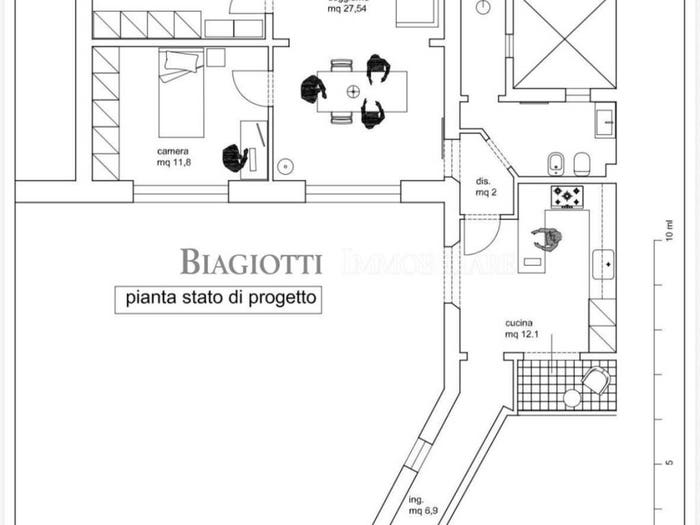 Appartamento con 5 locali in vendita in Quartiere Venezia, Livorno