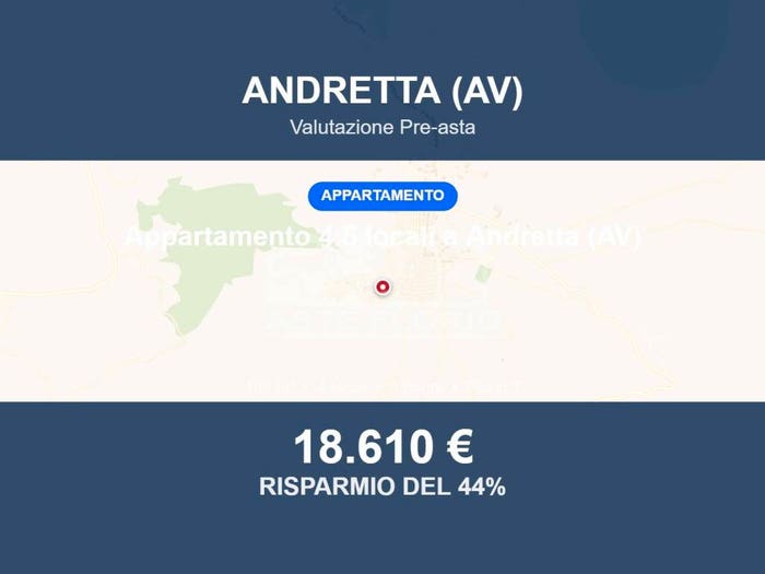 Appartamento bilocale in vendita in Via Plebiscito, Andretta