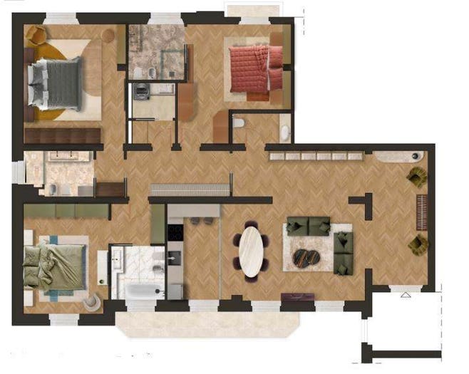 Appartamento con 6 locali in vendita in Via Alfonso La Marmora, San Marco SS Annunziata, Firenze