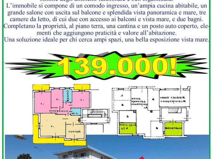 Appartamento con 6 locali in vendita in Viale Aldo Moro, Centro, Atri