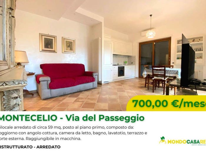 Appartamento bilocale in affitto in Via del Passeggio, Montecelio, Guidonia Montecelio