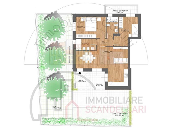 Appartamento trilocale in vendita in Rimini