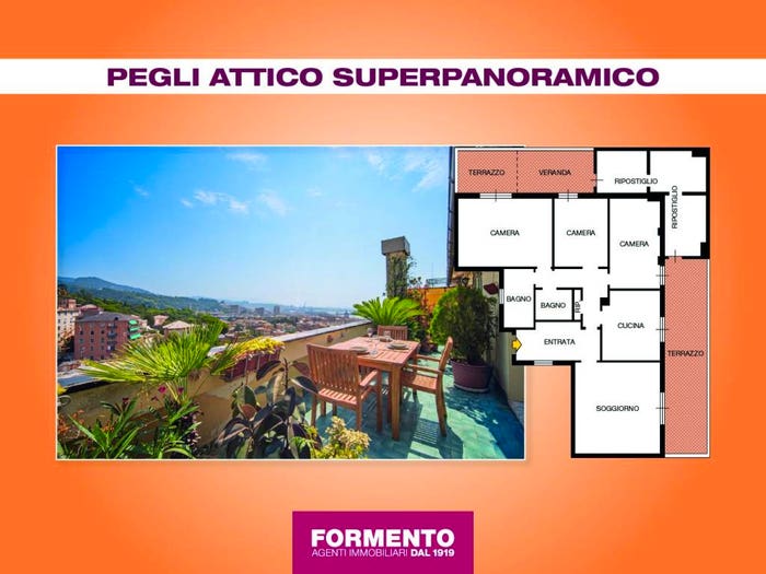 Casa con 6 locali in vendita in Via Luigi Rizzo, Pegli, Genova