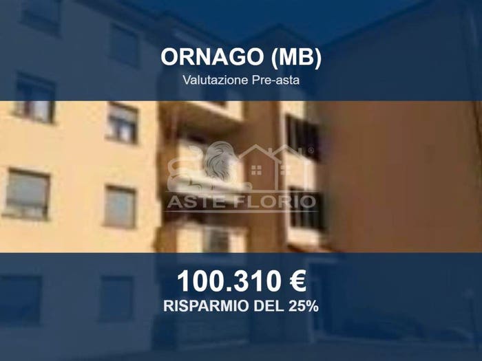 Appartamento bilocale in vendita in Via Vimercate D, Centro, Ornago