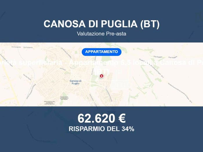 Appartamento con 5 locali in vendita in Via Sergente Salvatore Prudente, Centro, Canosa di Puglia