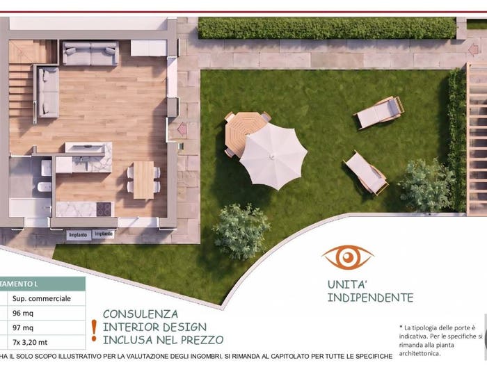 Casa trilocale in vendita in Via Giuseppe Verdi, Centro, Caronno Pertusella