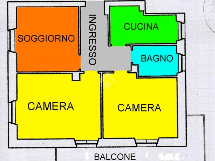 Appartamento trilocale in vendita in VIA COSTANTINO, San Paolo, Roma