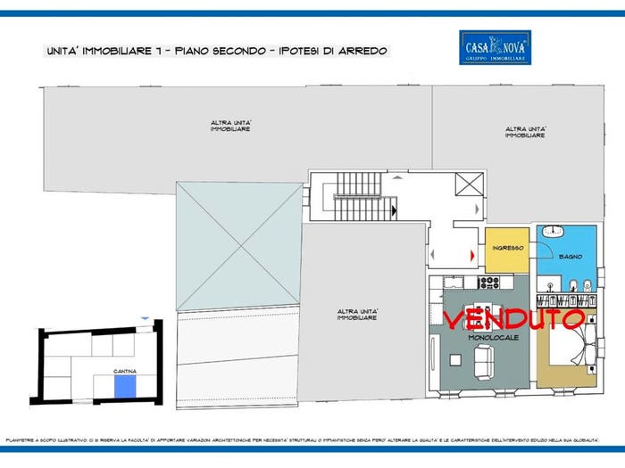 Appartamento monolocale in vendita in Via Leonida Bissolati, Centro, Budrio