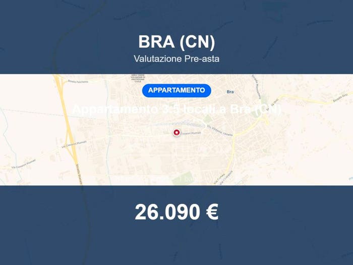 Appartamento trilocale in vendita in via G Piumati B, Centro, Bra