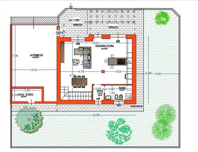Casa quadrilocale in vendita in Via Andrea Ponti, Centro, Fara Gera d'Adda