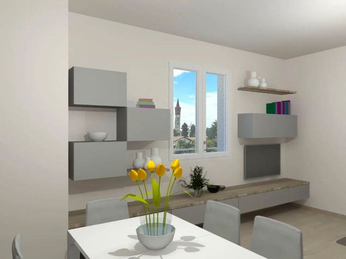 Appartamento trilocale in vendita in Via Innocente Molteni, Centro, Cantù