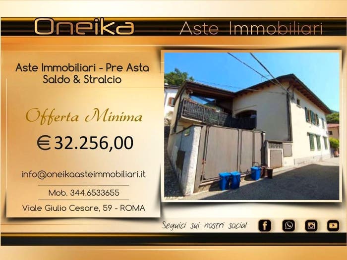 Appartamento bilocale in vendita in Via Roma, Centro, Casalzuigno