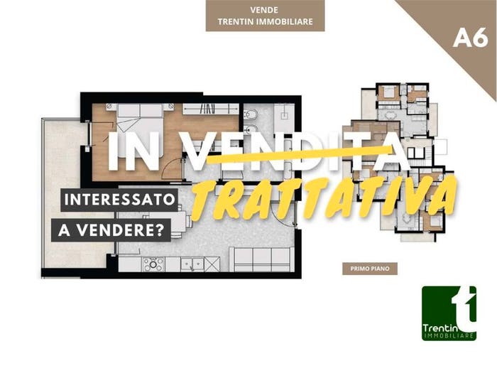 Appartamento trilocale in vendita in Viale Vito Bellini, Centro, Pergine Valsugana