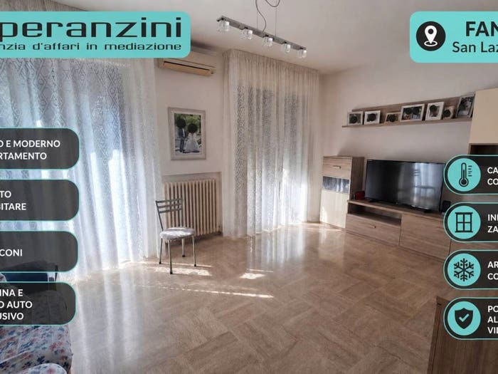 Appartamento quadrilocale in vendita in Via Odoardo Giansanti, Vallato San Lazzaro, Fano