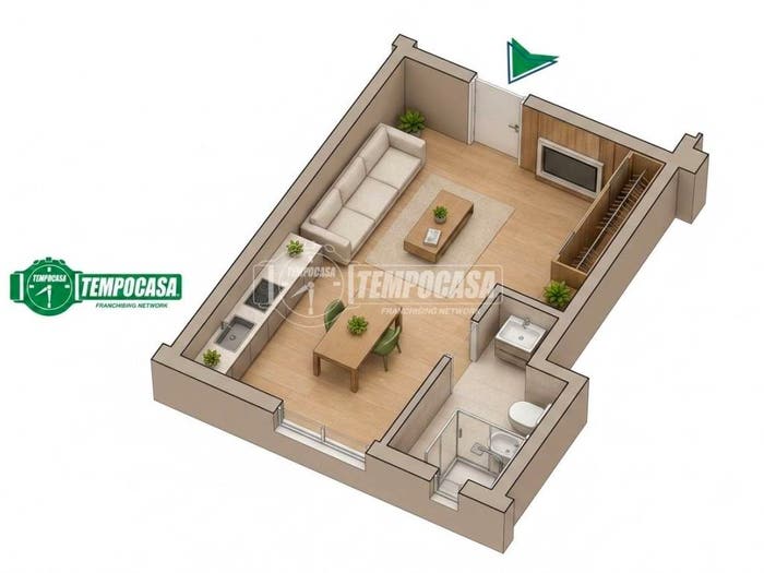Appartamento monolocale in vendita in Via Marina, Marina Di Montemarciano, Montemarciano