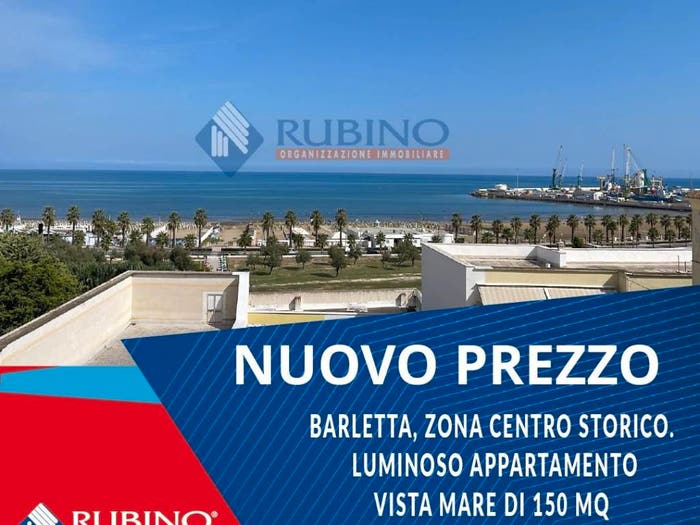 Appartamento trilocale in vendita in Via Enrico Cialdini, Centro Storico, Barletta
