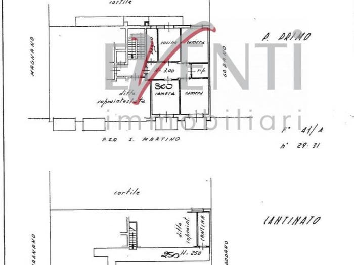 Appartamento quadrilocale in vendita in PIAZZA SAN MARTINO, Centro, Cavour