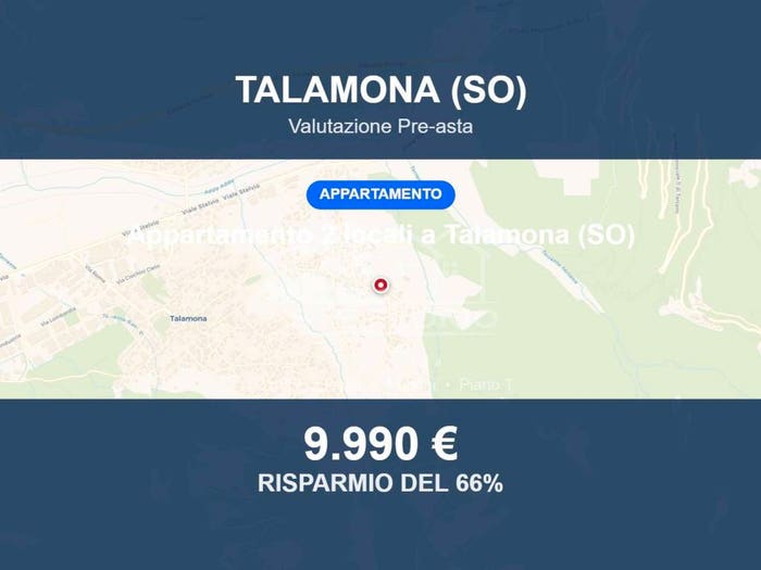 Appartamento bilocale in vendita in Via Tartano B, Centro, Talamona