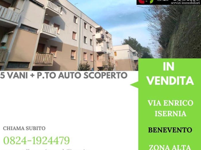Appartamento con 5 locali in vendita in Via Enrico Isernia, Fratelli Rosselli San Liberatore, Benevento