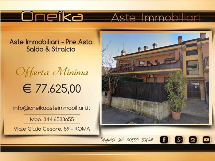Appartamento bilocale in vendita in Via Antonio Fantinoli, Cava dei Selci, Marino
