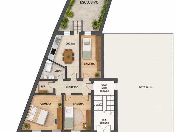 Appartamento quadrilocale in vendita in Via Gabriele Falloppio, Santa Sofia Altinate, Padova