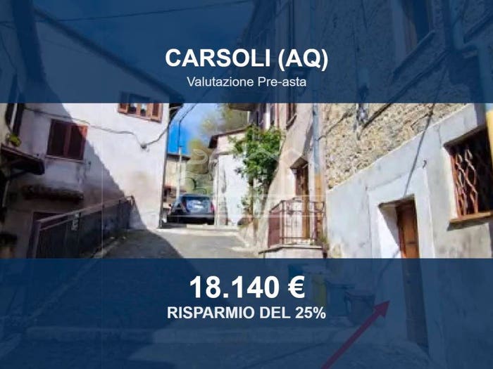 Casa bilocale in vendita in Via Carlo Scarcella, Centro, Carsoli