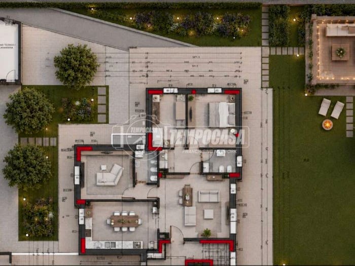 Appartamento quadrilocale in vendita in Via Carlo Marx, Taccona, Muggiò