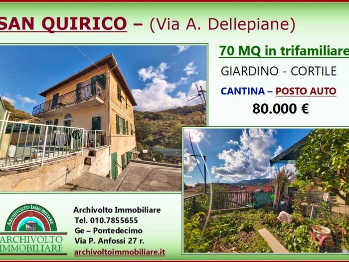 Appartamento trilocale in vendita in Viale Agostino Dellepiane, Pontedecimo, Genova