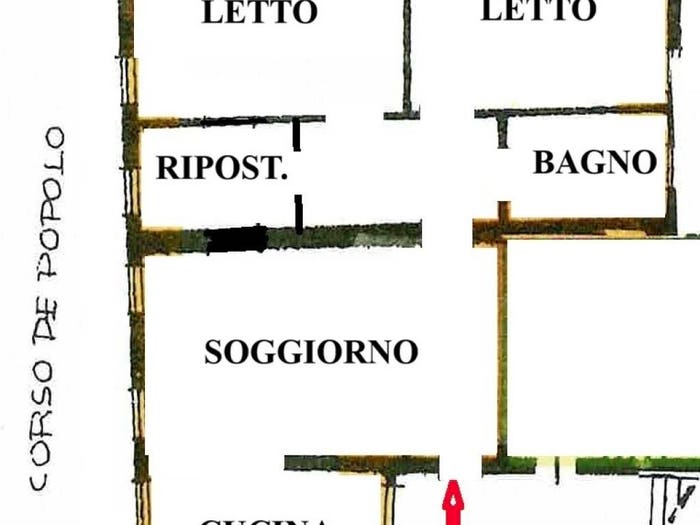 Appartamento quadrilocale in vendita in Centro Storico, Chioggia
