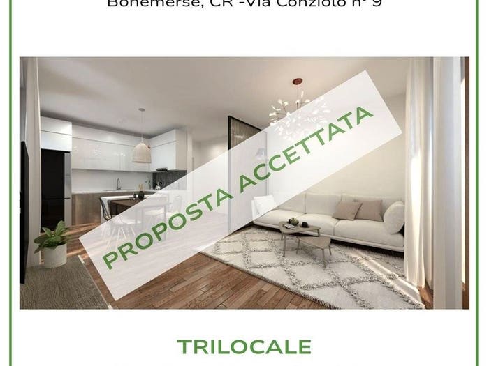 Appartamento trilocale in vendita in Bonemerse