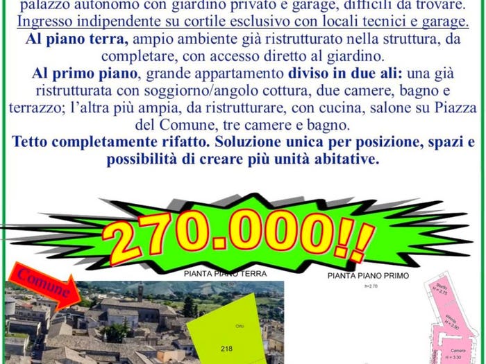Casa con 6 locali in vendita in Via Santa Chiara, Centro, Atri