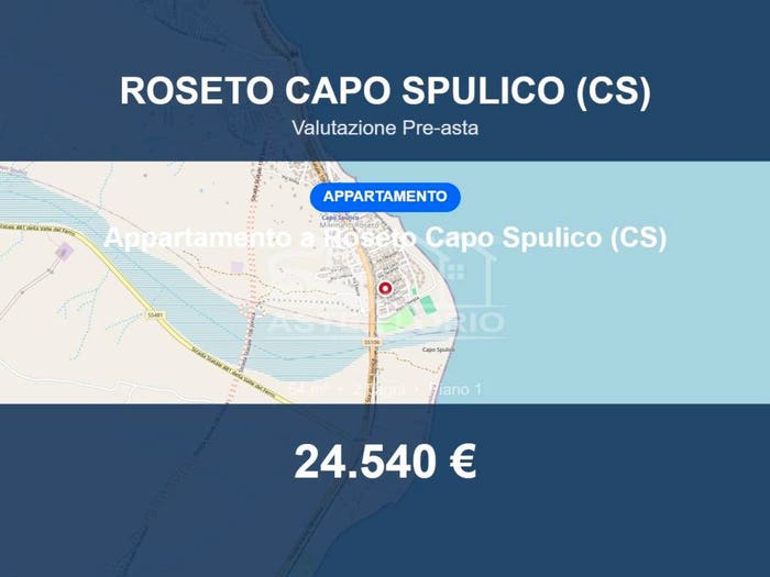 Appartamento trilocale in vendita in Contrada Piano d'Orlando snc, Borgata Marina, Roseto Capo Spulico