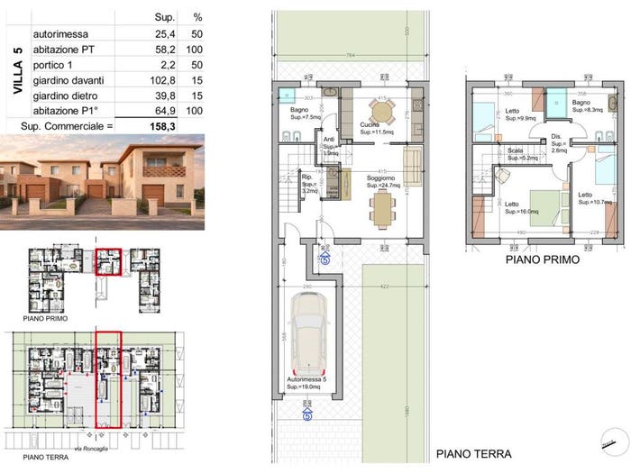 Casa con 5 locali in vendita in Via Geminiano Loschi, Centro, Soliera
