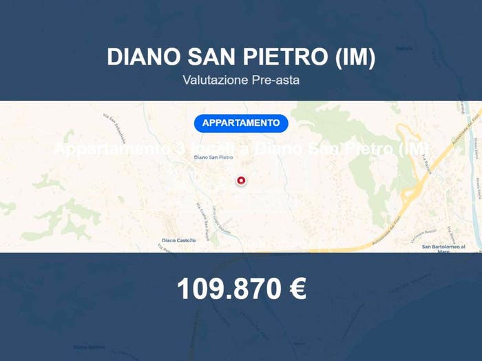 Appartamento trilocale in vendita in Via XXV Aprile Snc, Borganzo, Diano San Pietro