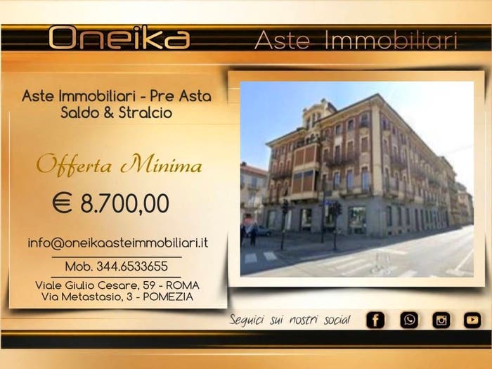 Appartamento bilocale in vendita in Via Saluzzo, Centro, Pinerolo