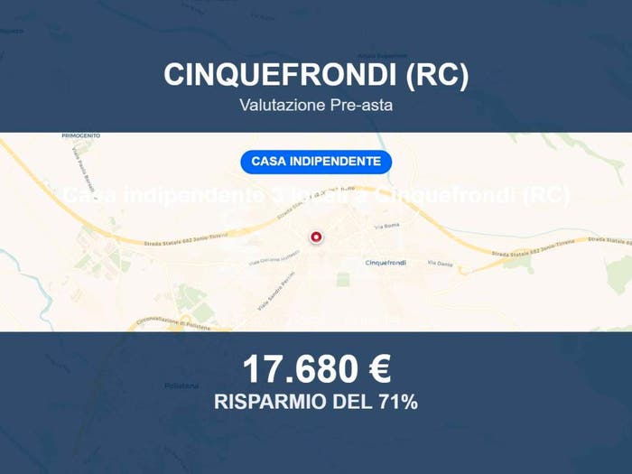 Casa trilocale in vendita in Via Vittorio Veneto, Cinquefrondi