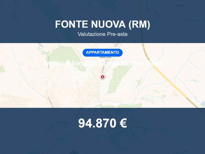 Appartamento trilocale in vendita in via Palombarese, Santa Lucia, Fonte Nuova