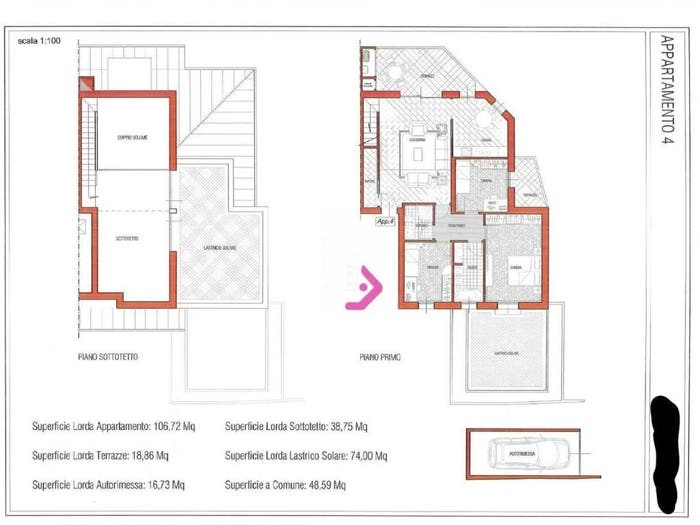 Appartamento con 5 locali in vendita in Via Risorgimento, Centro, Poggio a Caiano