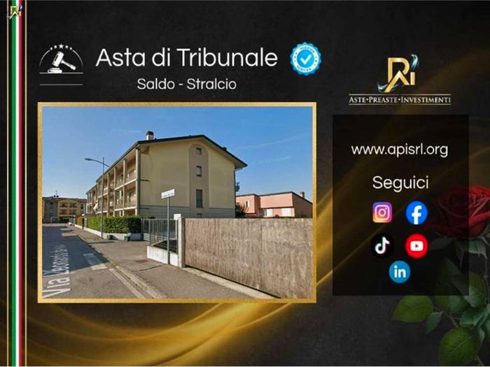 Appartamento quadrilocale in vendita in Via leonardo da vinci, Pagazzano