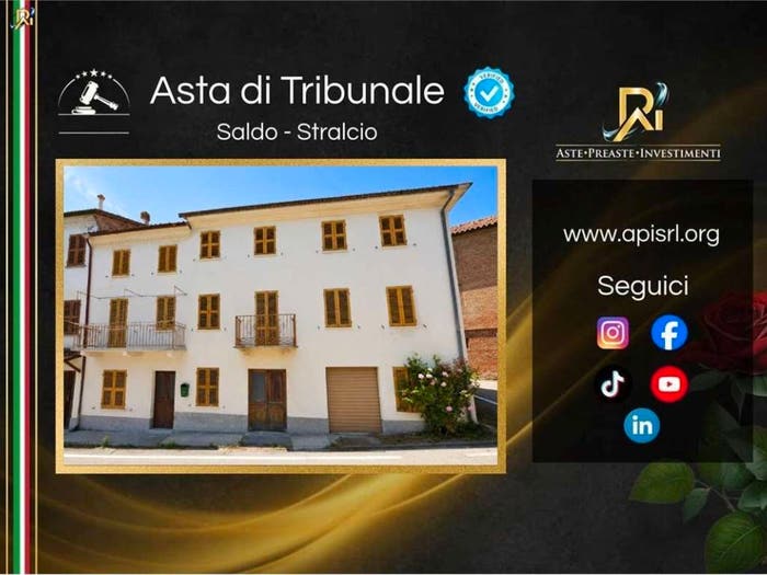 Appartamento con 6 locali in vendita in Via Incisa, Centro, Cortiglione