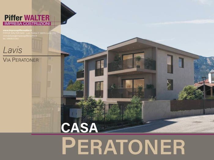 Appartamento bilocale in vendita in Via Peratoner, Centro, Lavis