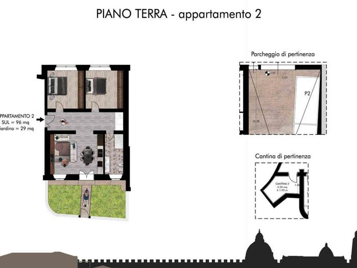 Appartamento trilocale in vendita in Via San Francesco, San Francesco, Pisa